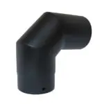 90° Elbow - Matt Black 175mm (7 Inch)
