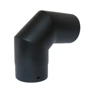 90° Elbow - Matt Black 150mm (6 Inch)
