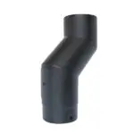Offset Pipe With Door - Matt Black 150mm (6 Inch)