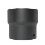 European Stove Adapter - Matt Black 125mm (5 Inch)