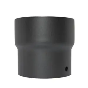 European Stove Adapter - Matt Black 125mm (5 Inch)