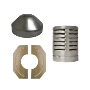 Gas Liner Installation Pack C (Cowl, Clamp Plate & Nose Cone) 125mm (5 inch)