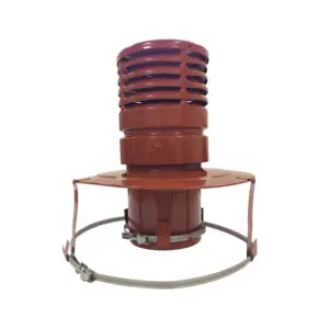 Gas Liner Pot Hanging Cowl - Terracotta 150mm (6 inch)