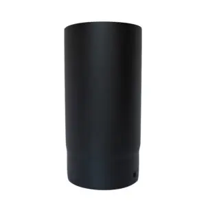 250mm Pipe - Gloss Black 100mm (4 Inch)