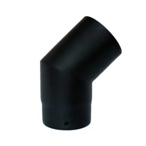 45° Elbow - Gloss Black 150mm (6 Inch)