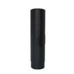 500mm Length Pipe - Gloss Black 125mm (5 Inch)