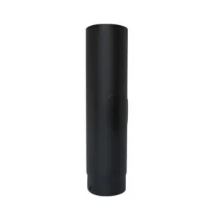 500mm Length Pipe - Gloss Black 150mm (6 Inch)