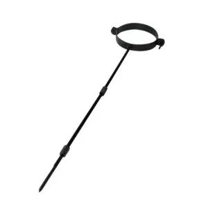 Adjustable Wall Bracket - Gloss Black 100mm (4 Inch)