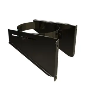 Retro Fit Base Support for 125mm (Black) KW Pro Twin Wall