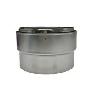 Stove Pipe To Flexible Flue Liner Adapter  - 300mm (12 inch)