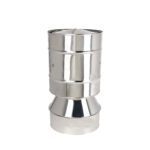 All Weather Cowl - Twin Wall Pipe 125mm (Stainless)