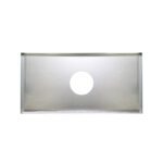 1000mm x 400mm Chimney Closure Plate (150mm Precut Hole)