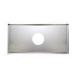 1200mm x 600mm Chimney Closure Plate (150mm Precut Hole)
