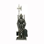 Fireside 'Knight' Tool Set (Silver/Black)