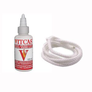 2 Meters Of 6mm Fire Rope & 125ml White Glue Kit