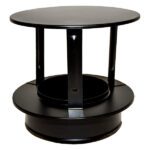 Rain Cap - Twin Wall Pipe 125mm (Black)