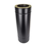 500mm Length - Twin Wall Pipe 125mm (Black)