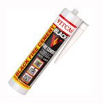 Fire Cement 300ml Cartridge - Vitcas (Black)