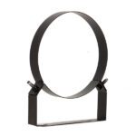 50mm Wall Bracket - Twin Wall Pipe 125mm (Black)