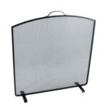 Classic Fire Screen Arched Height 24" (All Black)