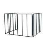 Classic Fire Screen Stove Guard (All Black)