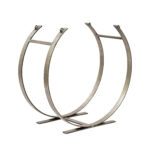 Fireside 'Forged' Log Rack (Antique Pewter)