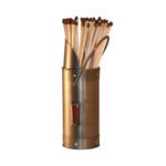 Fireside Match Holder (Antique Pewter)