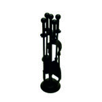 Fireside Modern Ball Top Tool Set (Black)