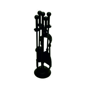 Fireside Modern Ball Top Tool Set (Black)