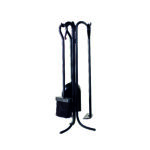Fireside Wood Stove Tool Set (All Black)