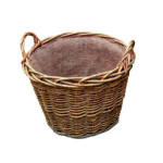 Fireside Wild Willow Small Log Basket With Lining