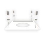 Fire Stop Cover Plate for 100mm (White) KW Pro Twin Wall
