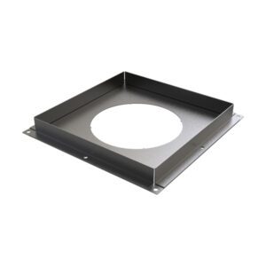 Fire Stop Plate for 80mm (Black) KW Pro Twin Wall