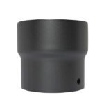 European Stove Adapter - Matt Black 125mm (5 Inch)