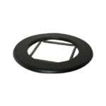Rosette Collar - Gloss Black 100mm (4 Inch)